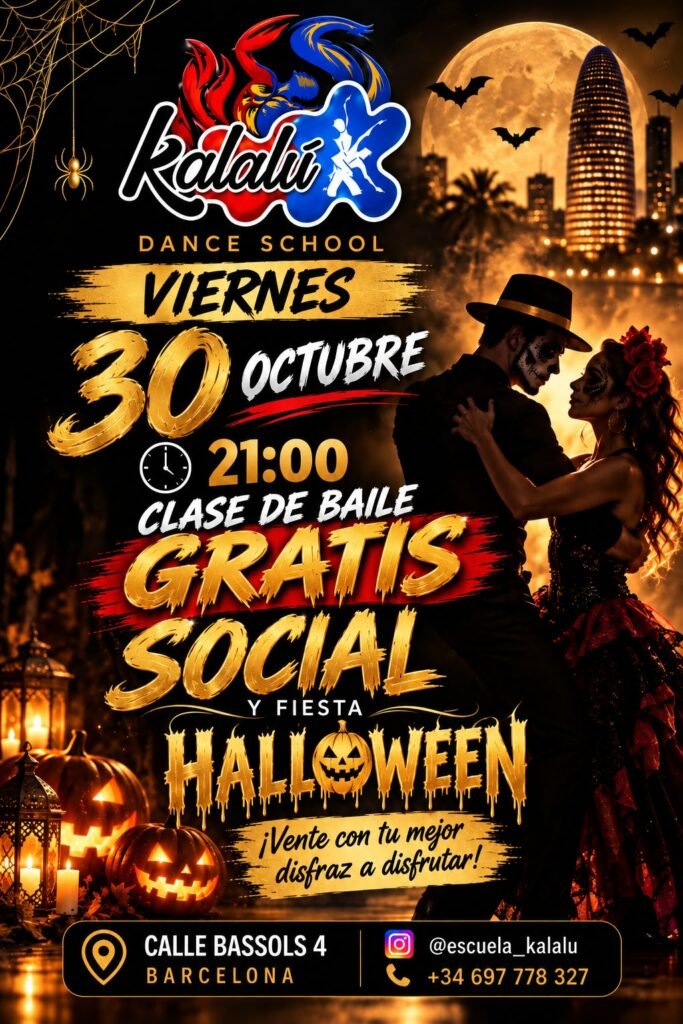 Cartel: Social y fiesta Halloween